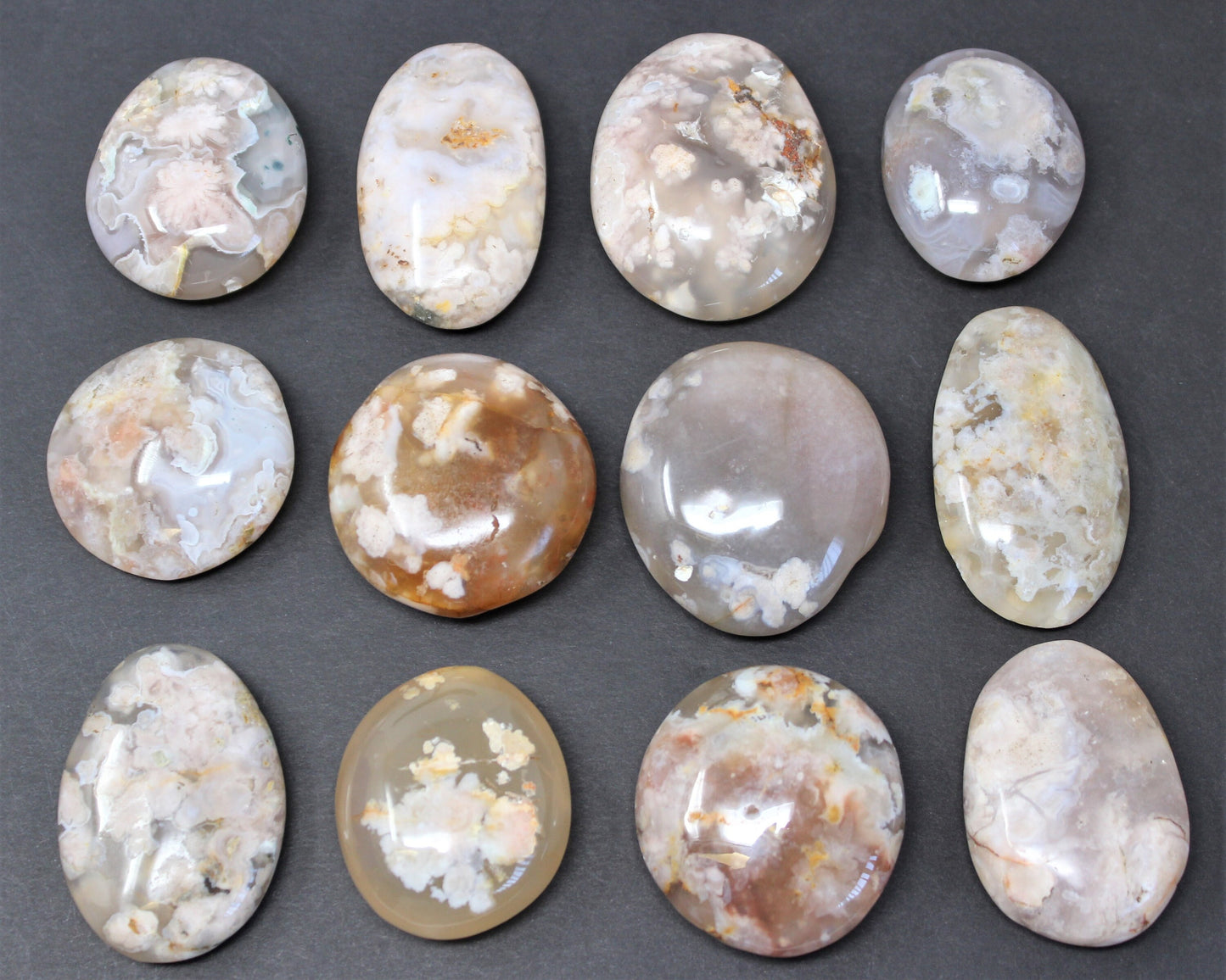 Flower Agate Polished Stones