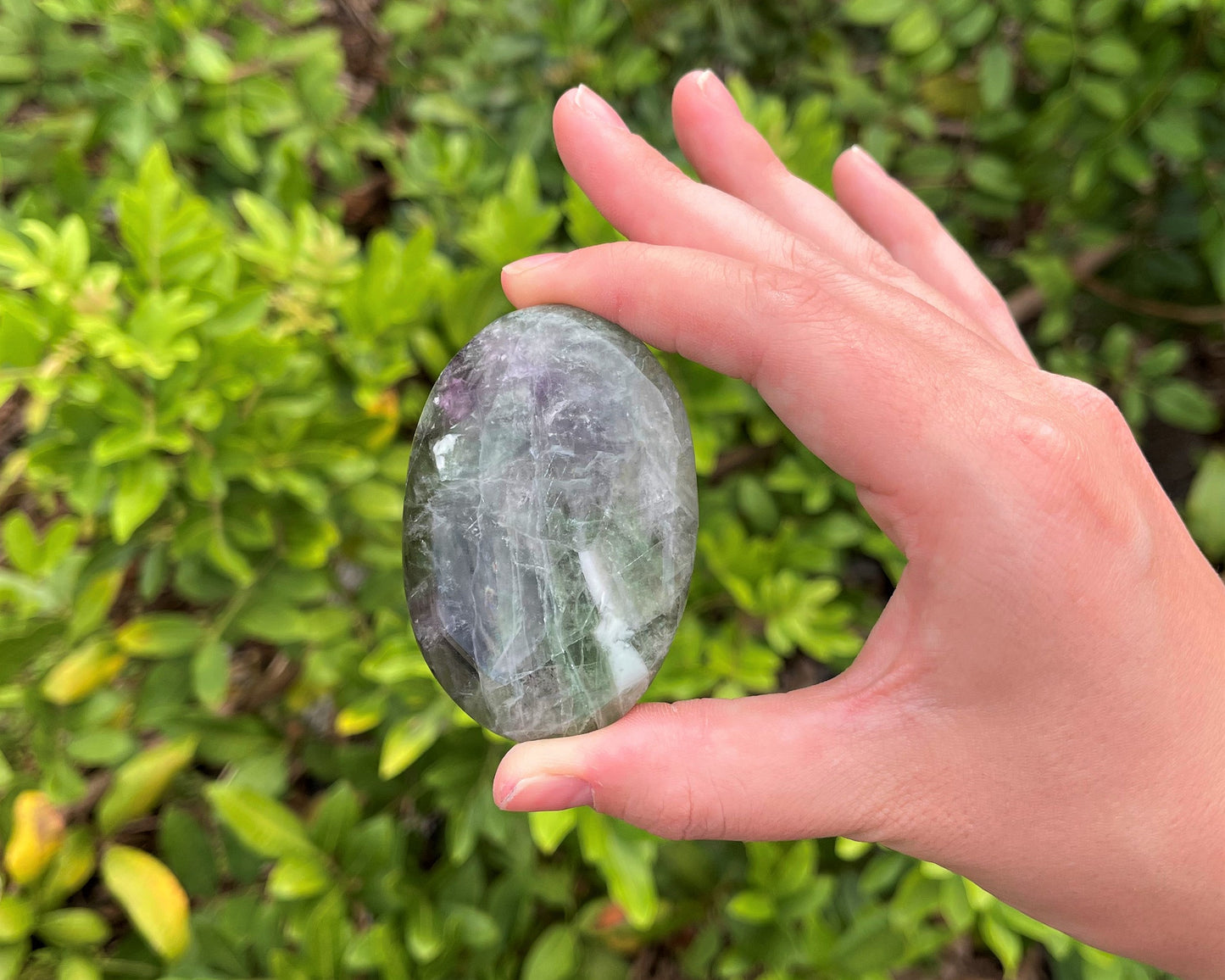 Fluorite Crystal Oval Shaped Stone