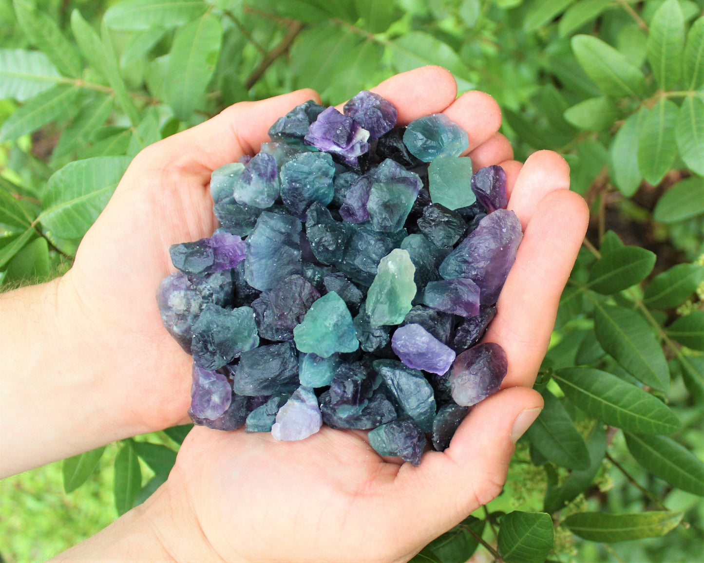Fluorite Natural Rough Chips