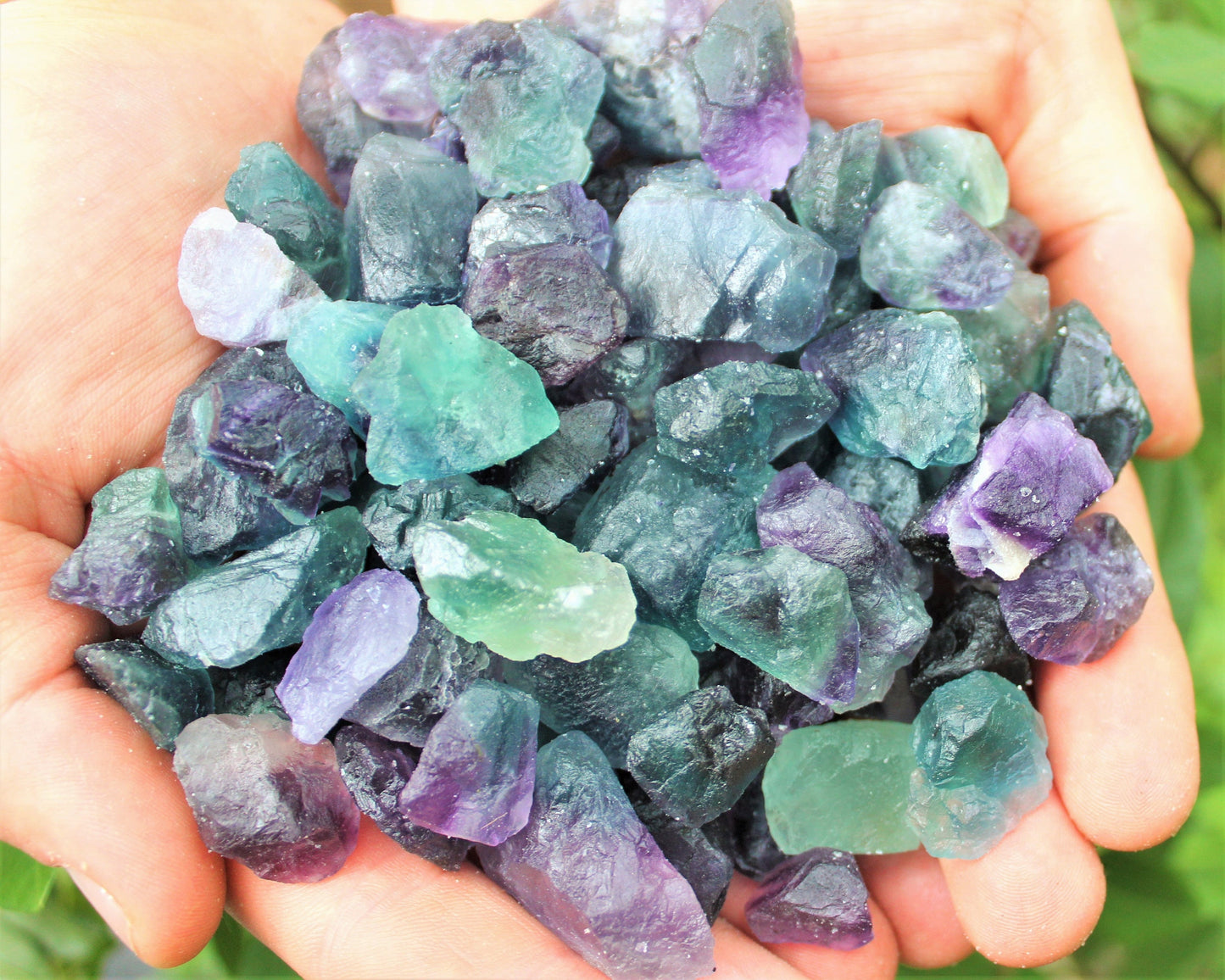 Fluorite Natural Rough Chips