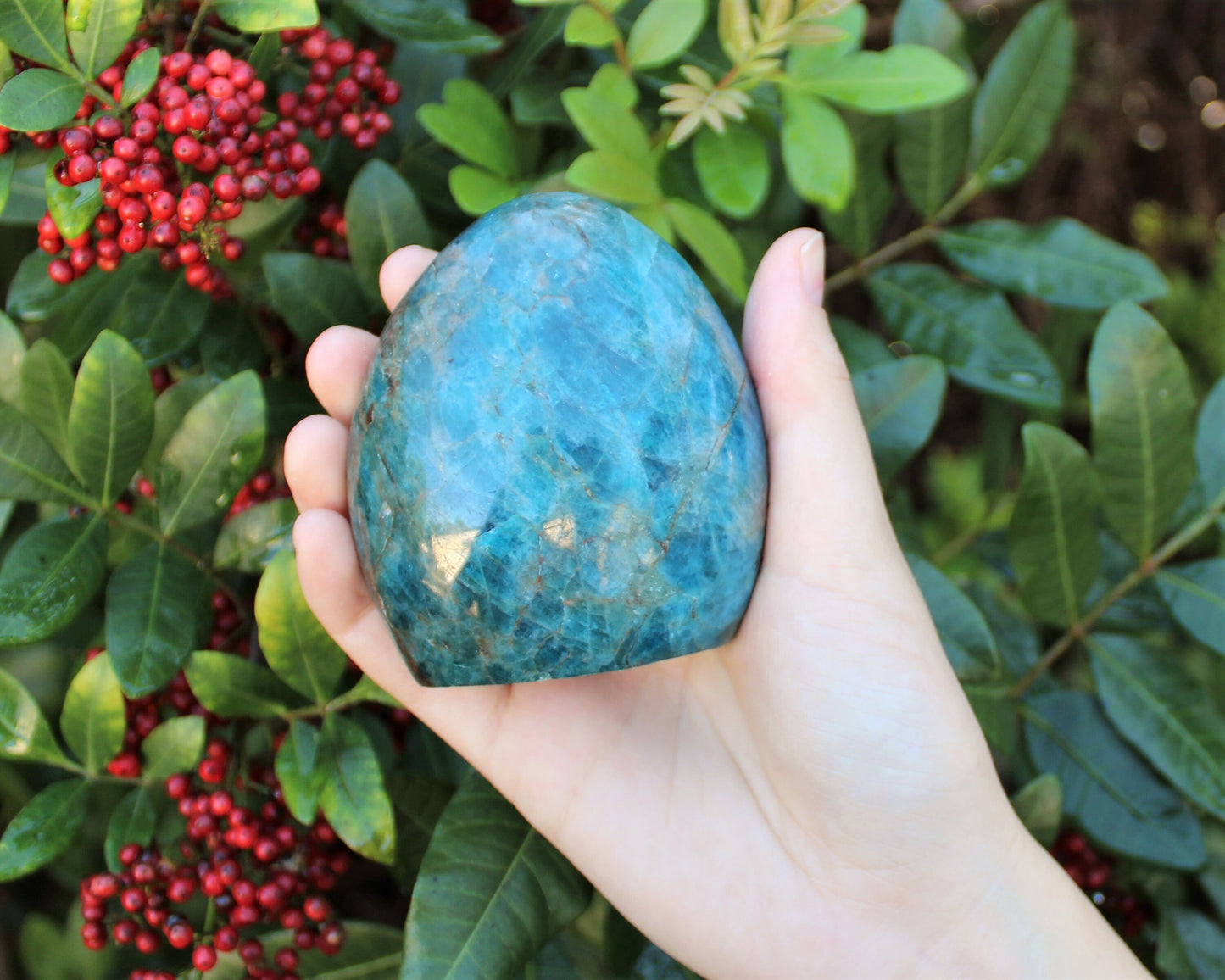Freeform Polished Apatite Stone