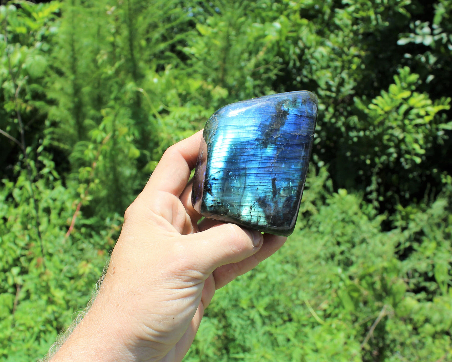 Freeform Polished Labradorite Stone