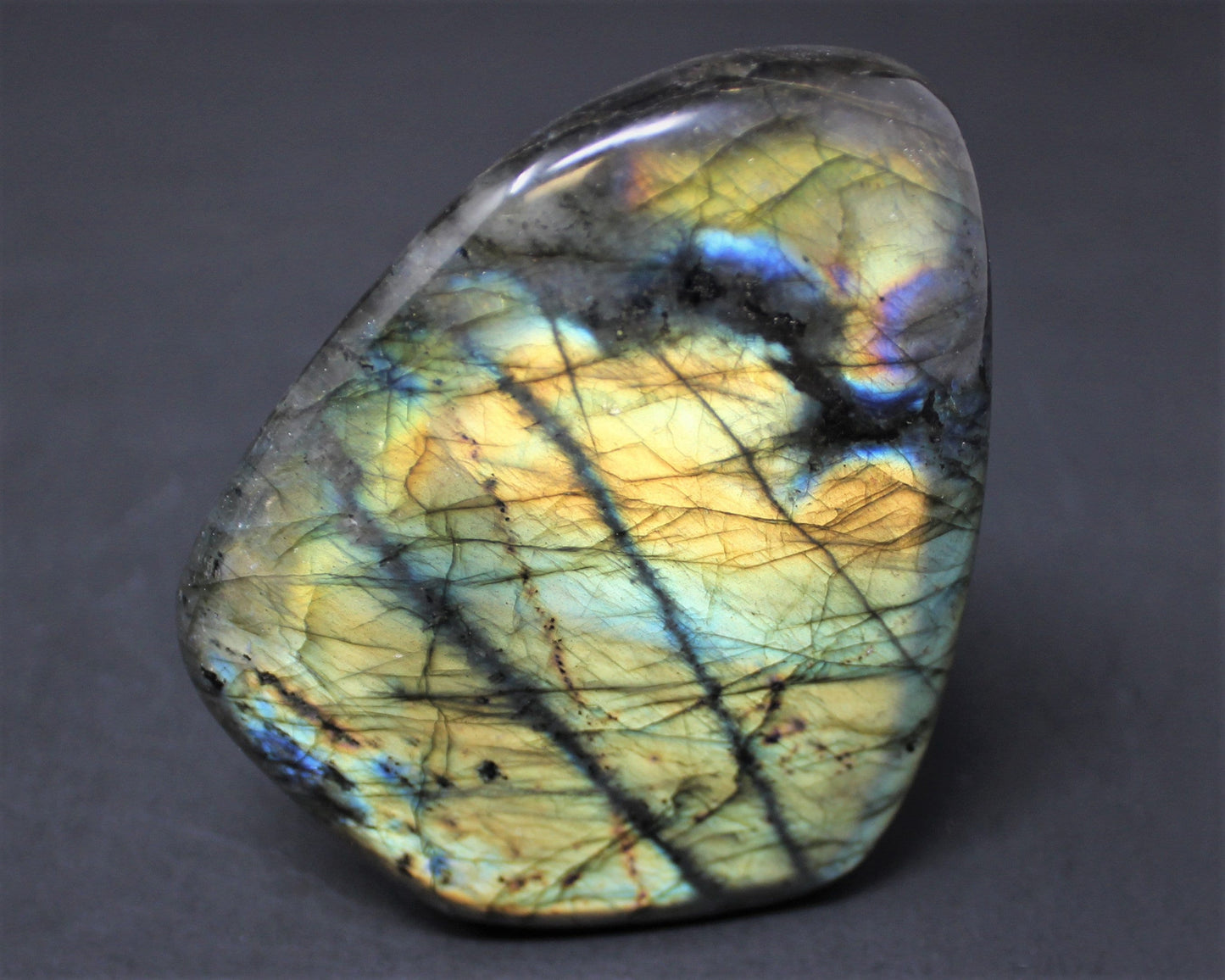 Freeform Polished Labradorite Stone