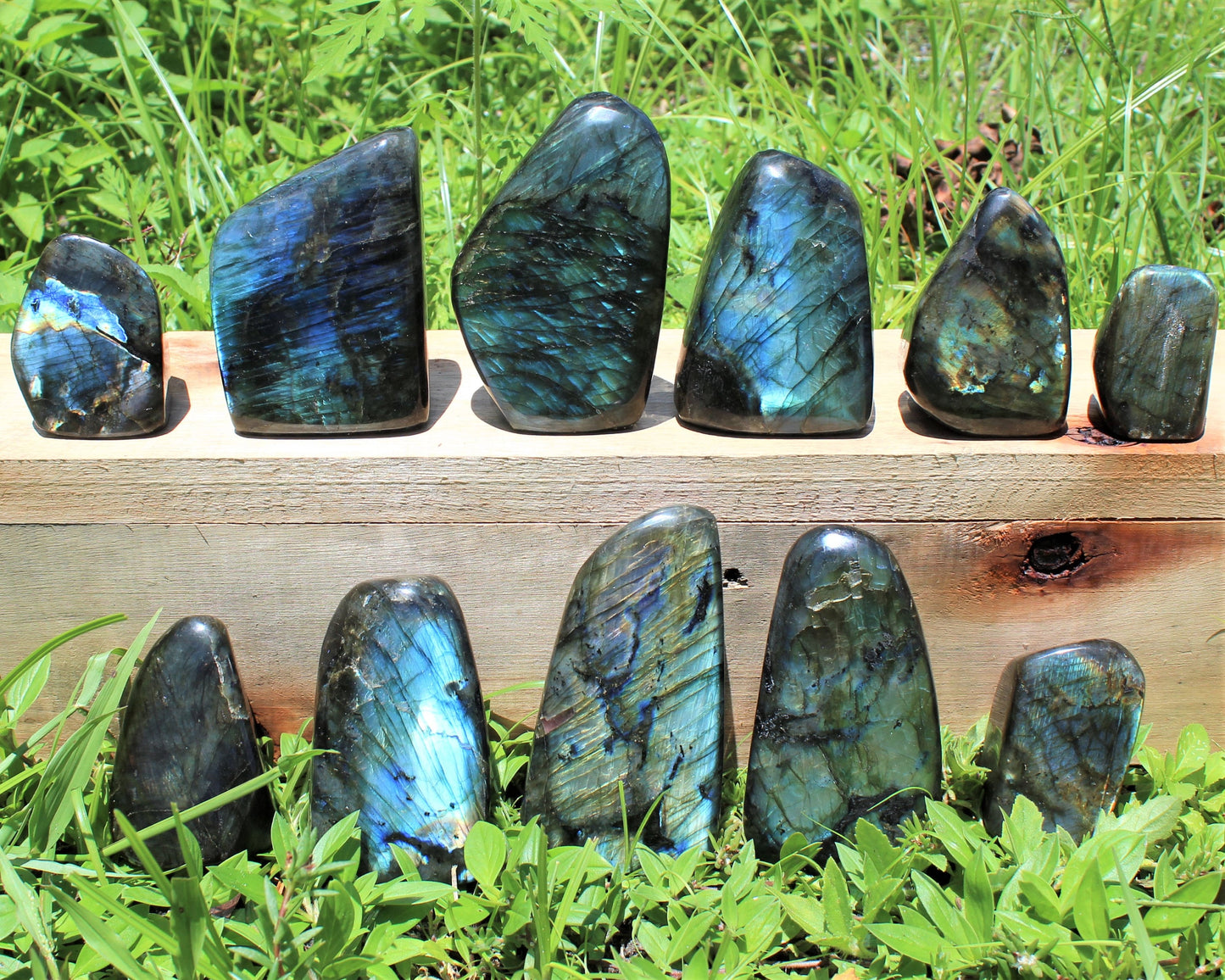 Freeform Polished Labradorite Stone