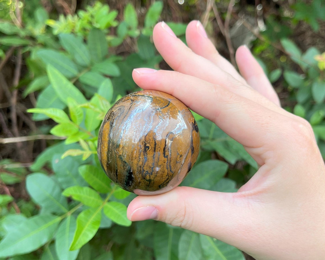 Tiger Iron Crystal Sphere With Stand
