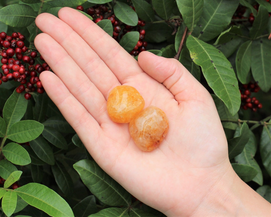 Golden Quartz Tumbled Stones