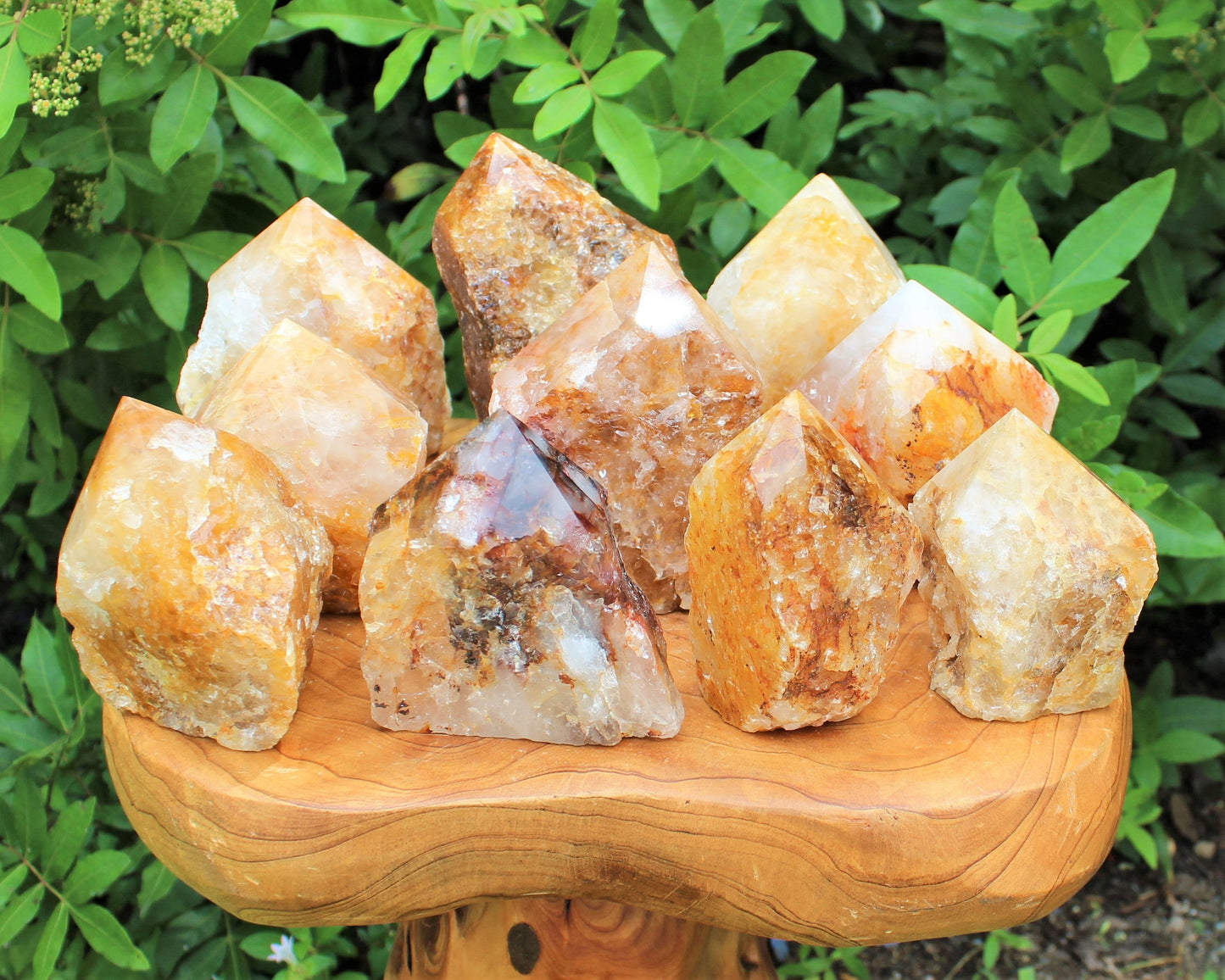 Golden Quartz Top Polished Point