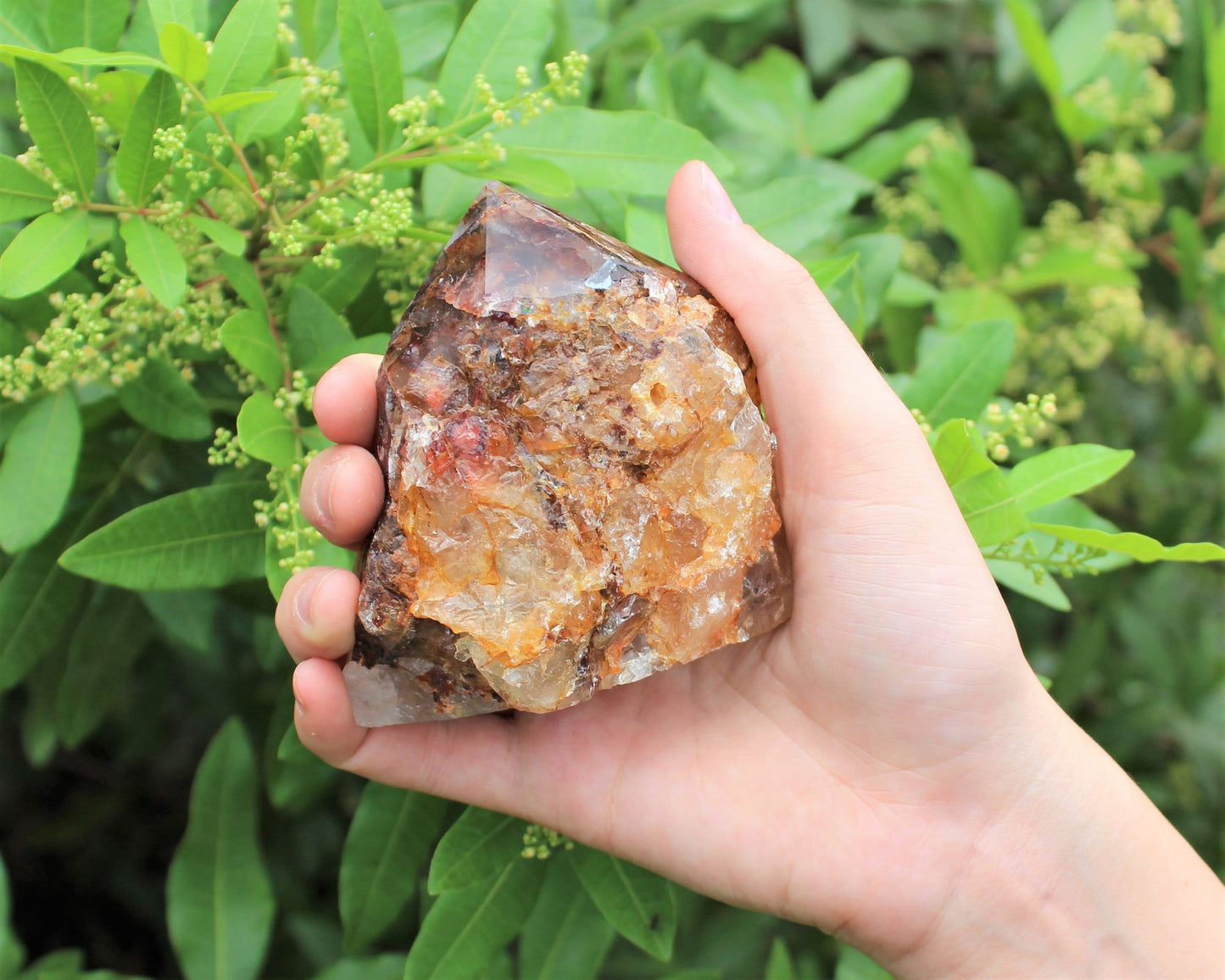 Golden Quartz Top Polished Point