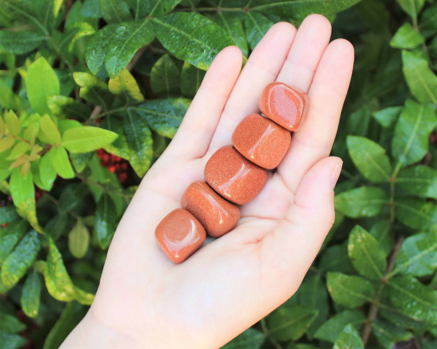 Goldstone Tumbled Stone