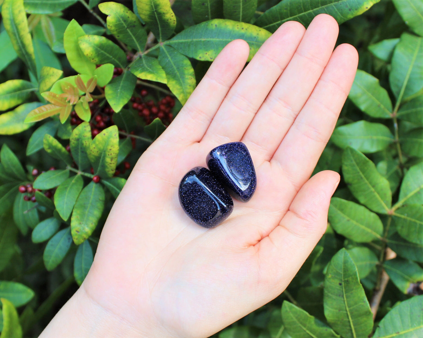 Goldstone Tumbled Stones