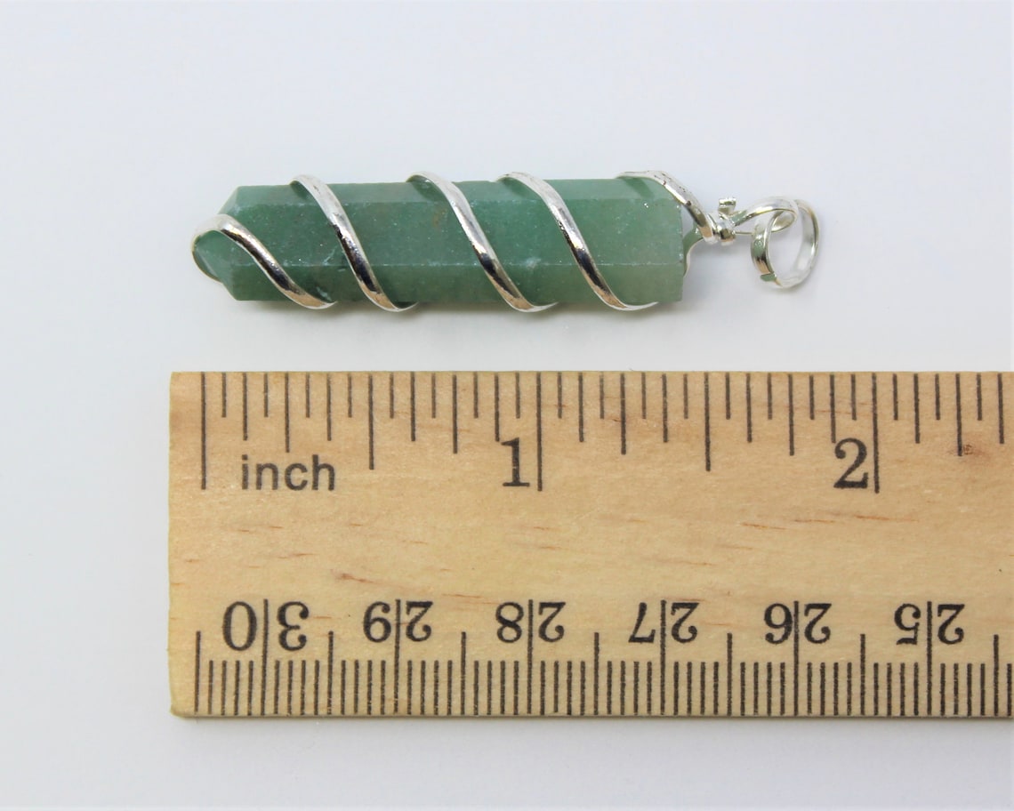 Spiral Wire Wrapped Point Pendant