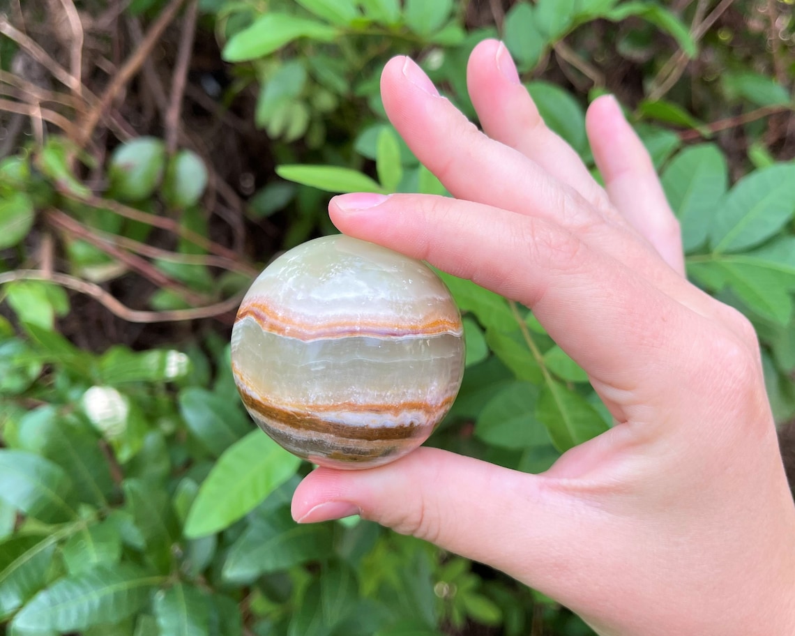 Onyx Crystal Sphere With Stand