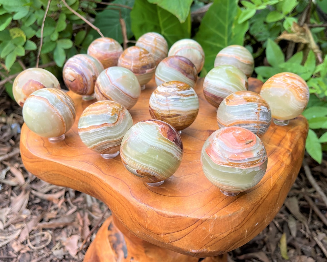 Onyx Crystal Sphere With Stand