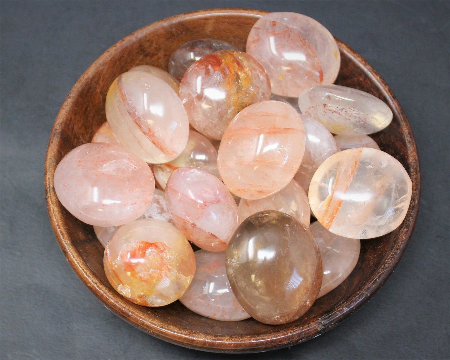 Hematoid Quartz Polished Stones
