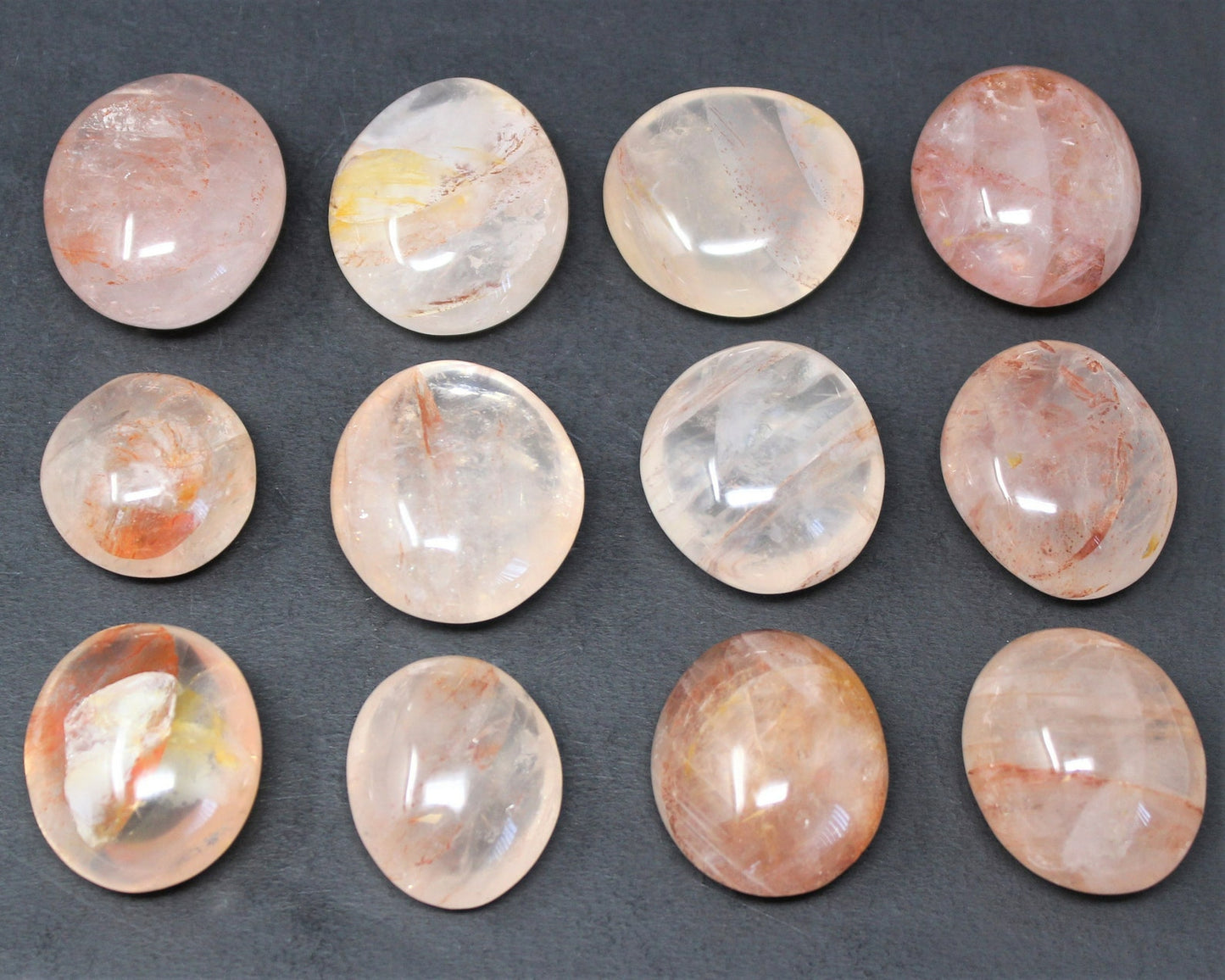 Hematoid Quartz Polished Stones