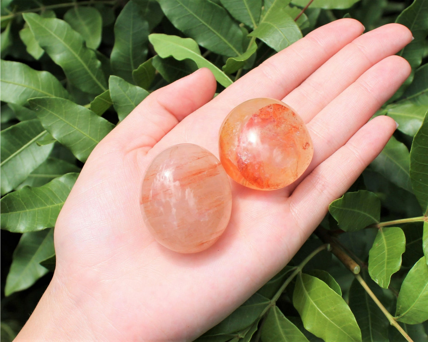 Hematoid Quartz Polished Stones