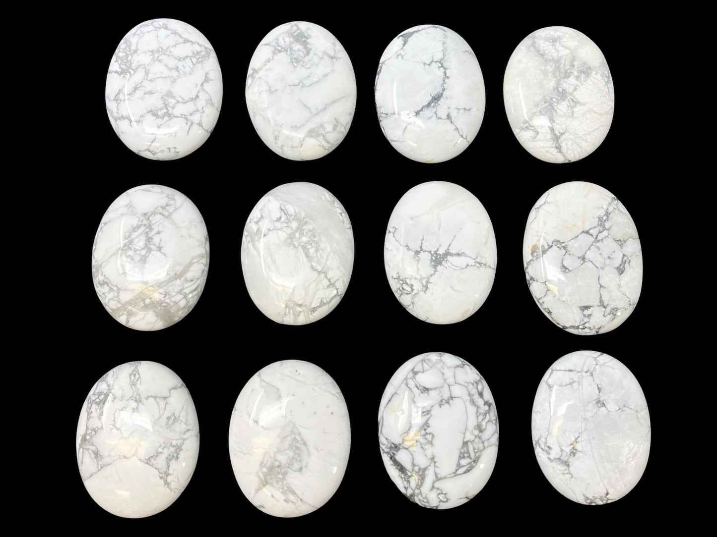 Howlite Polished Stones