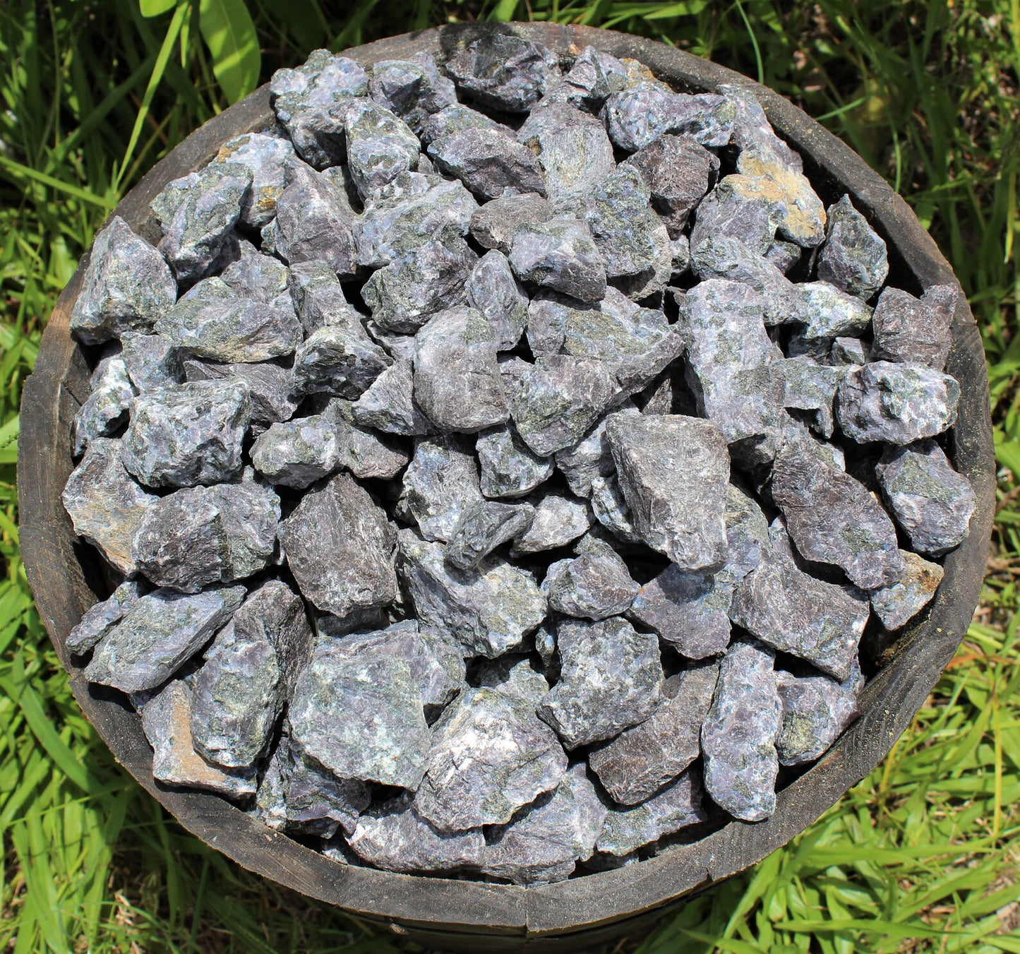 Indigo Gabbro Rough Natural Stones