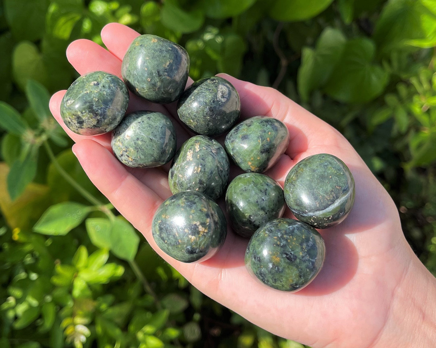 Jade Nephrite Tumbled Stones