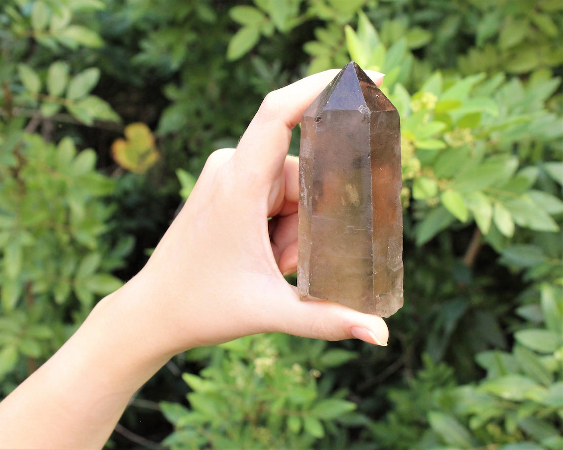 Jumbo Smoky Quartz Point