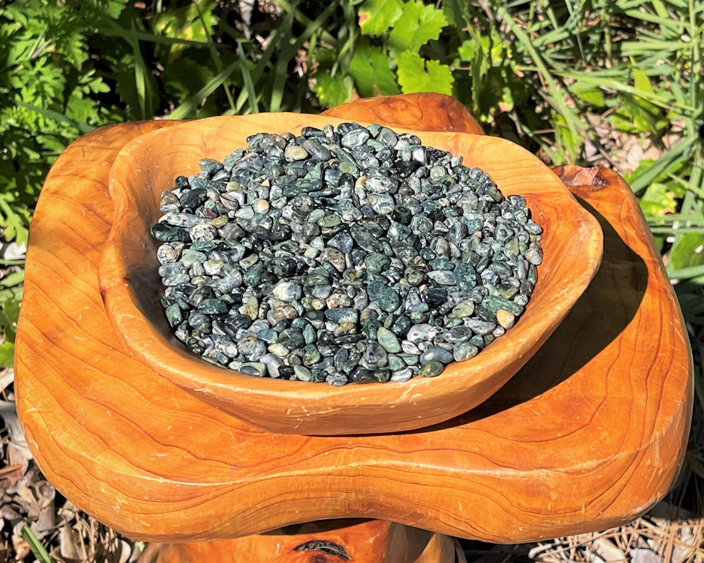 Kambaba Jasper Semi Tumbled Gemstone Mini Chips