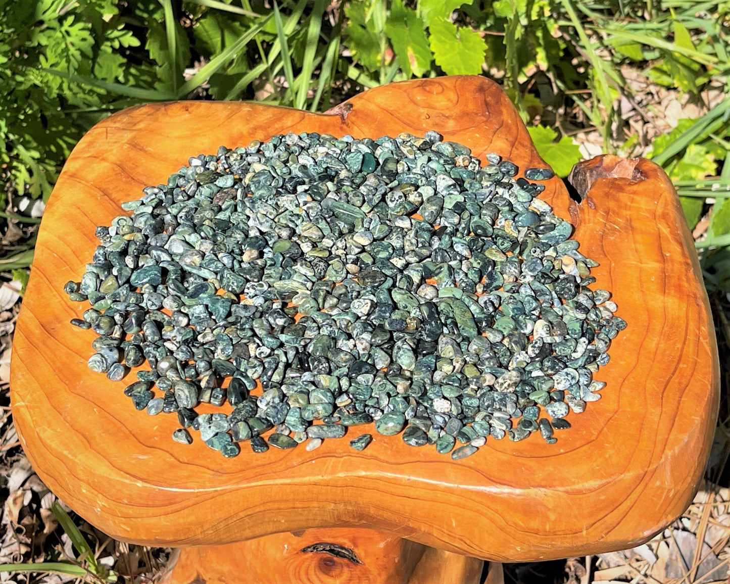 Kambaba Jasper Semi Tumbled Gemstone Mini Chips