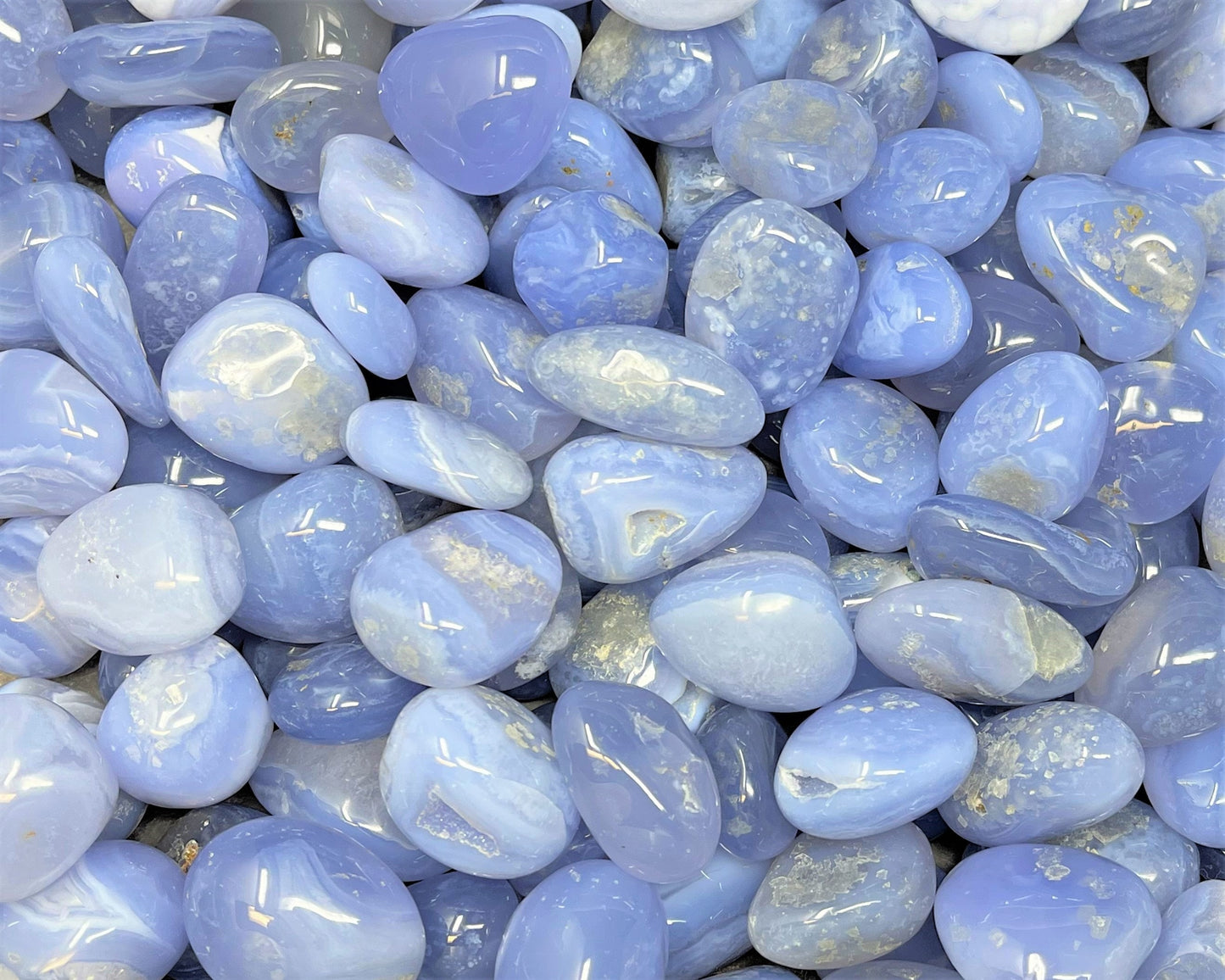 Lace Agate Tumbled Stones