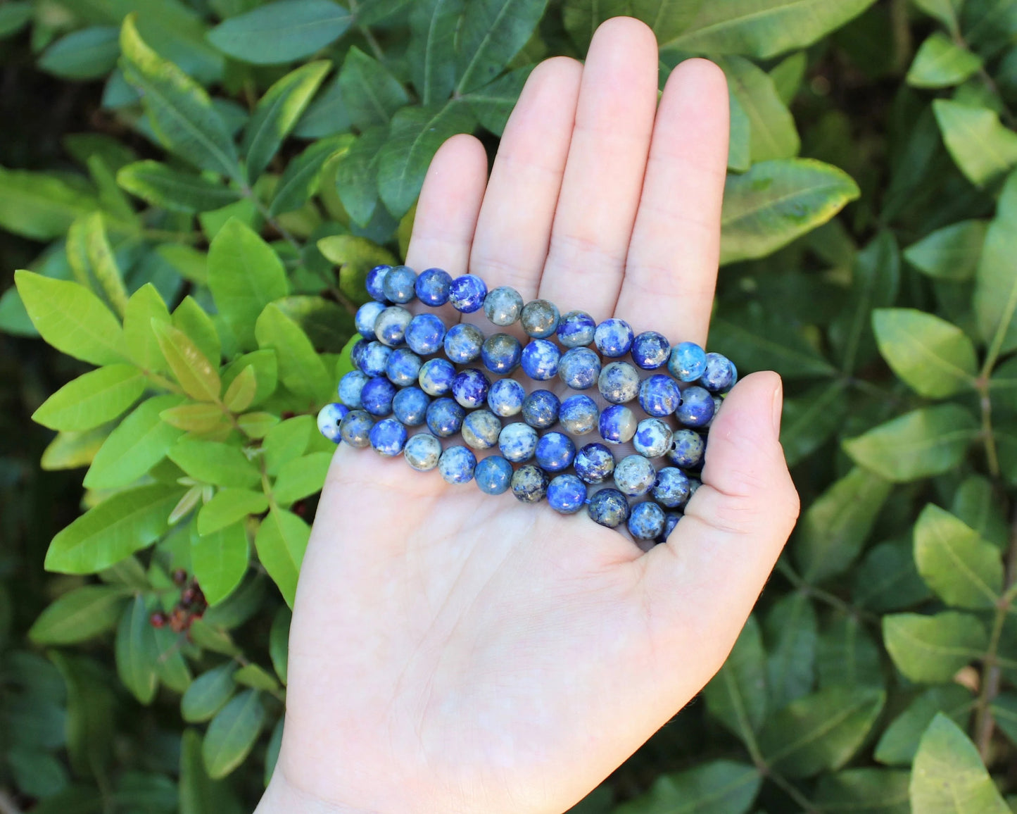 Lapis Bead Bracelet