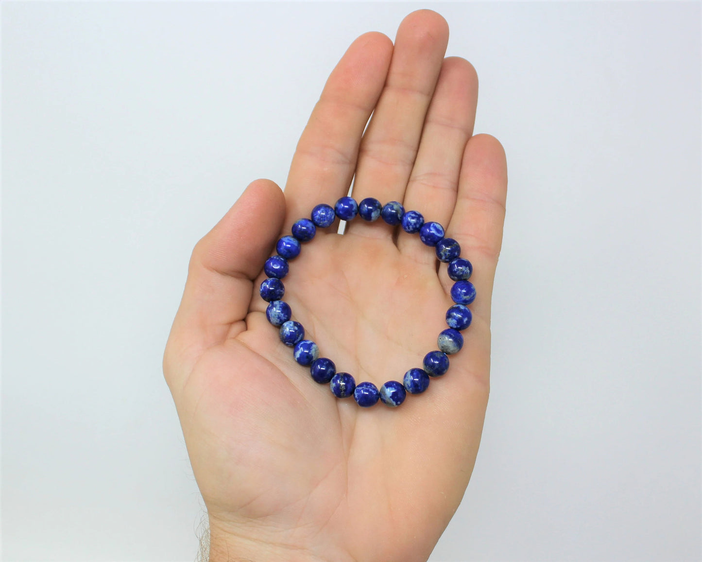 Lapis Bead Bracelet