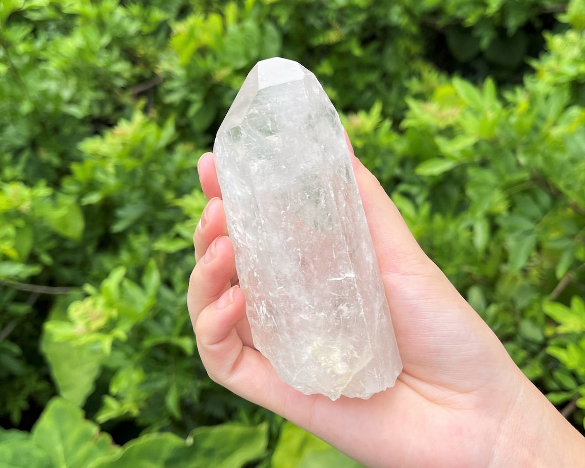 Large Clear Quartz Crystal Points
