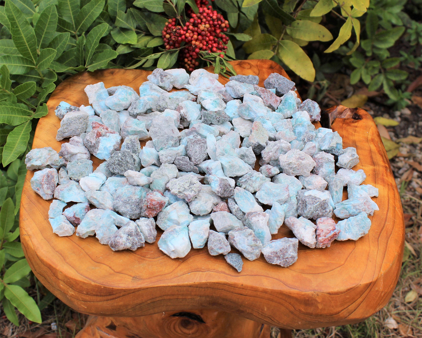 Larimar Rough Natural Chips