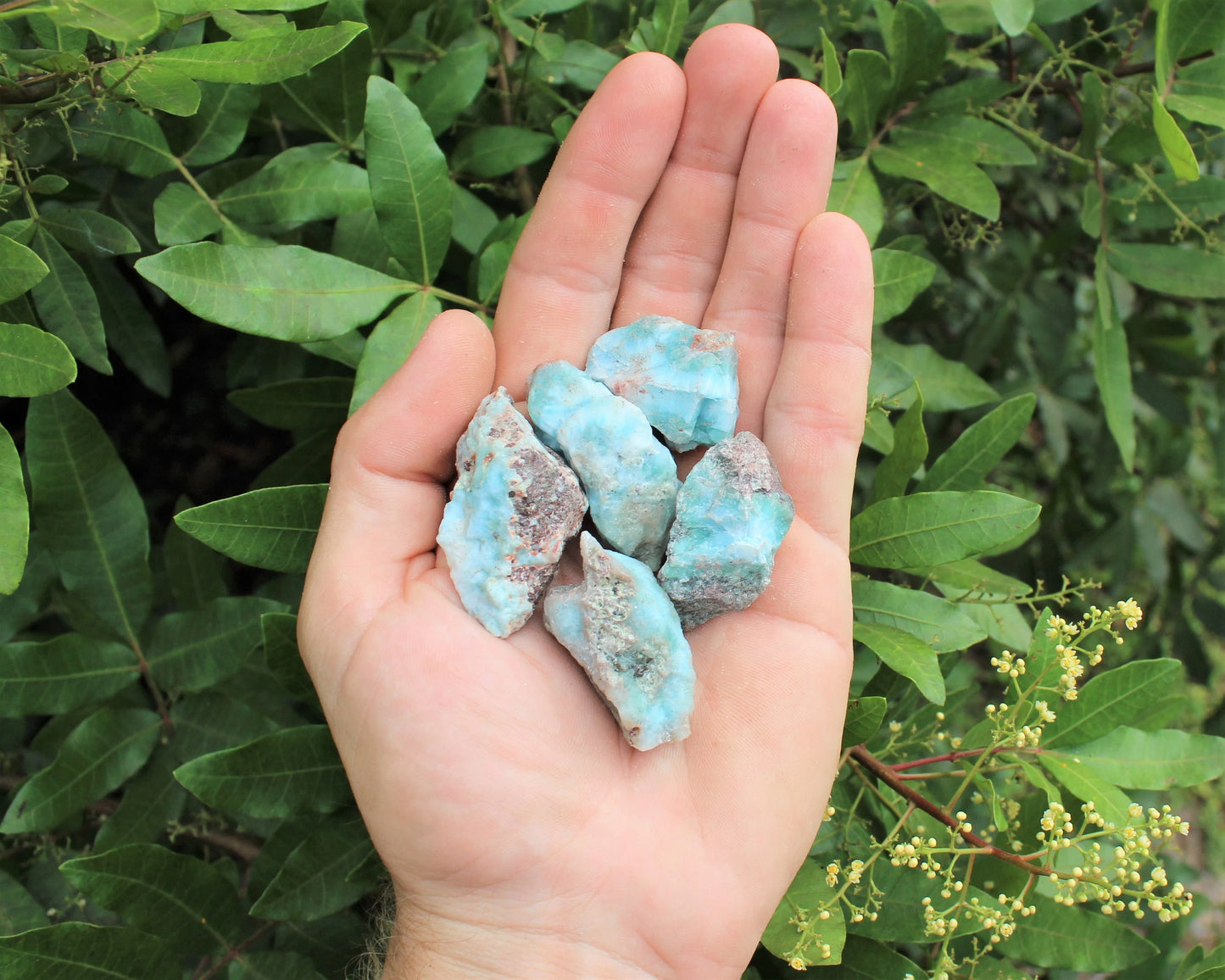 Larimar Rough Natural Stones
