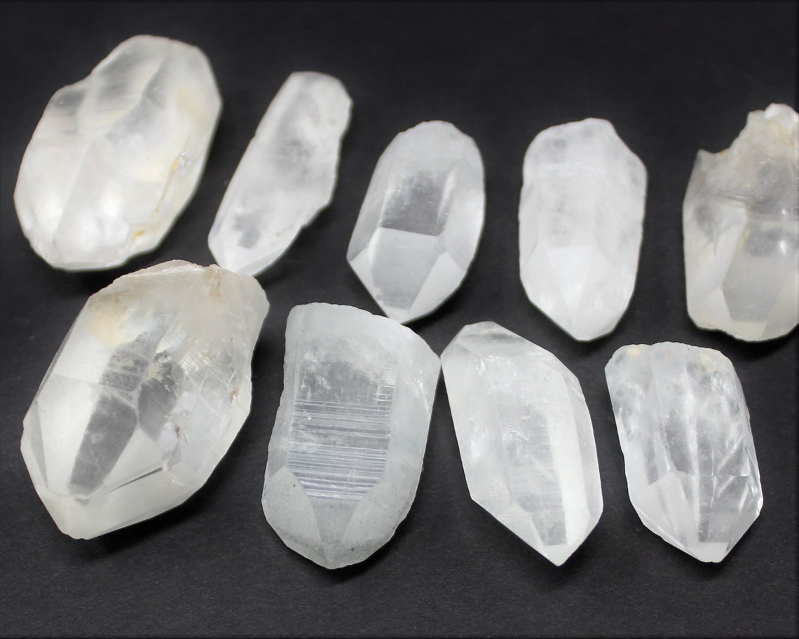 Lemurian Quartz Natural Crystal Points
