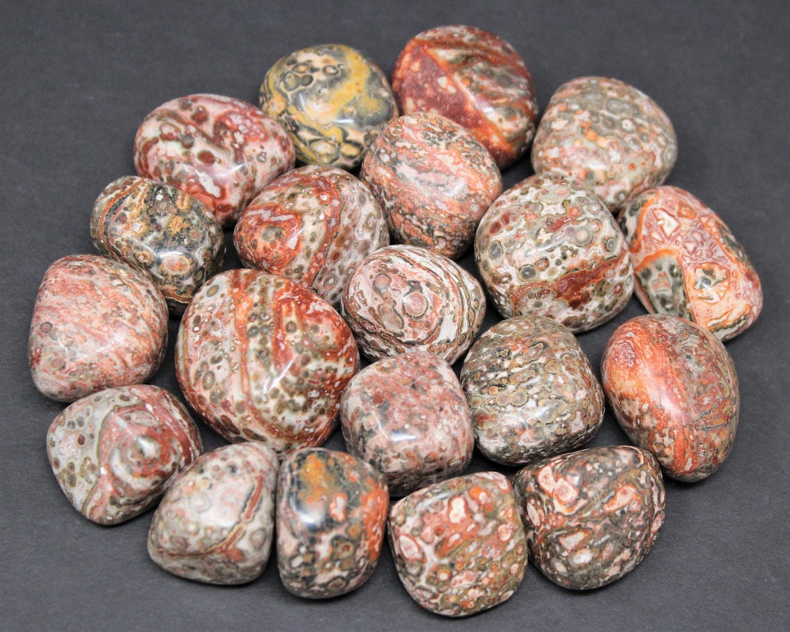 Leopard Jasper Tumbled Stones
