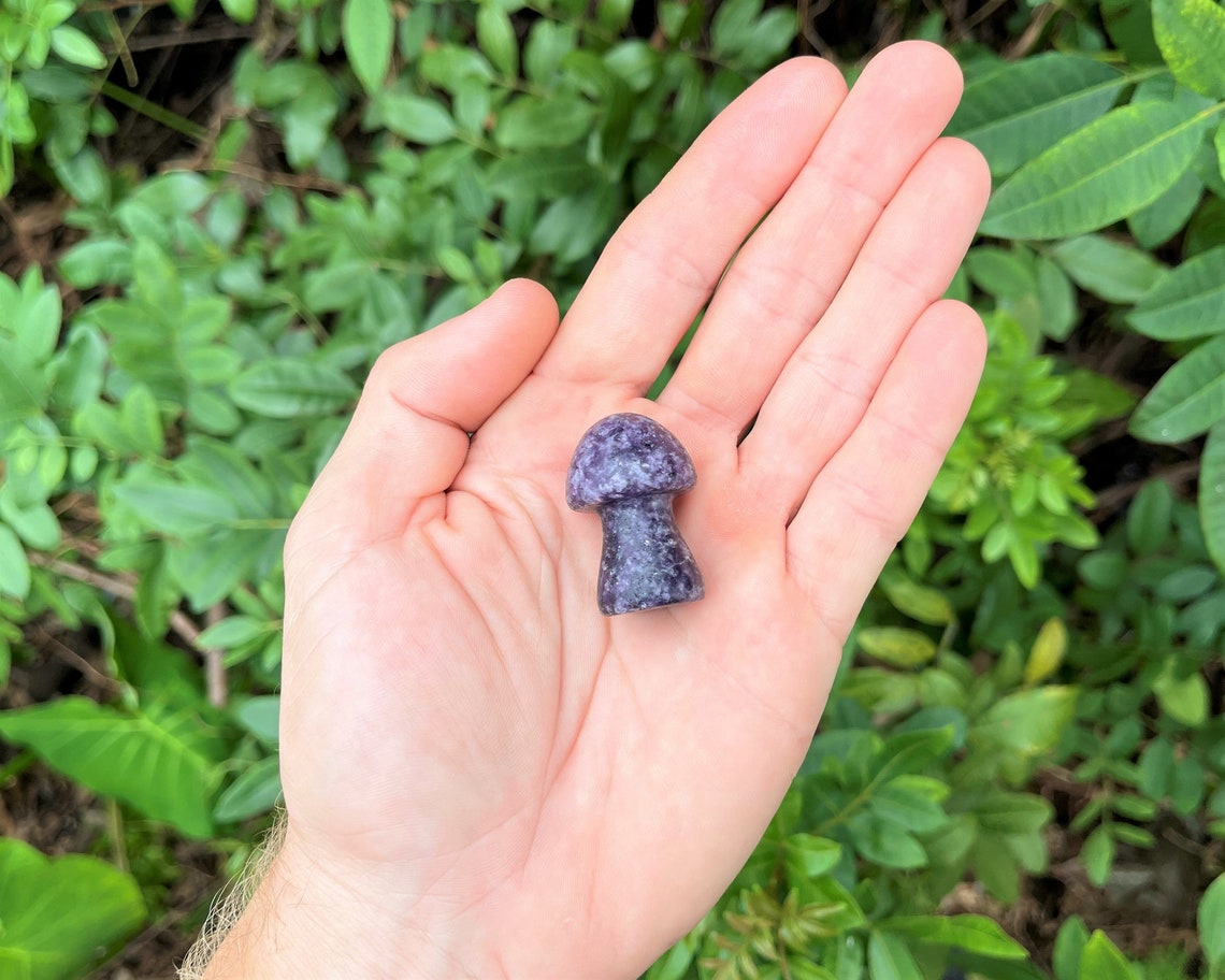 Lepidolite Crystal Mushrooms