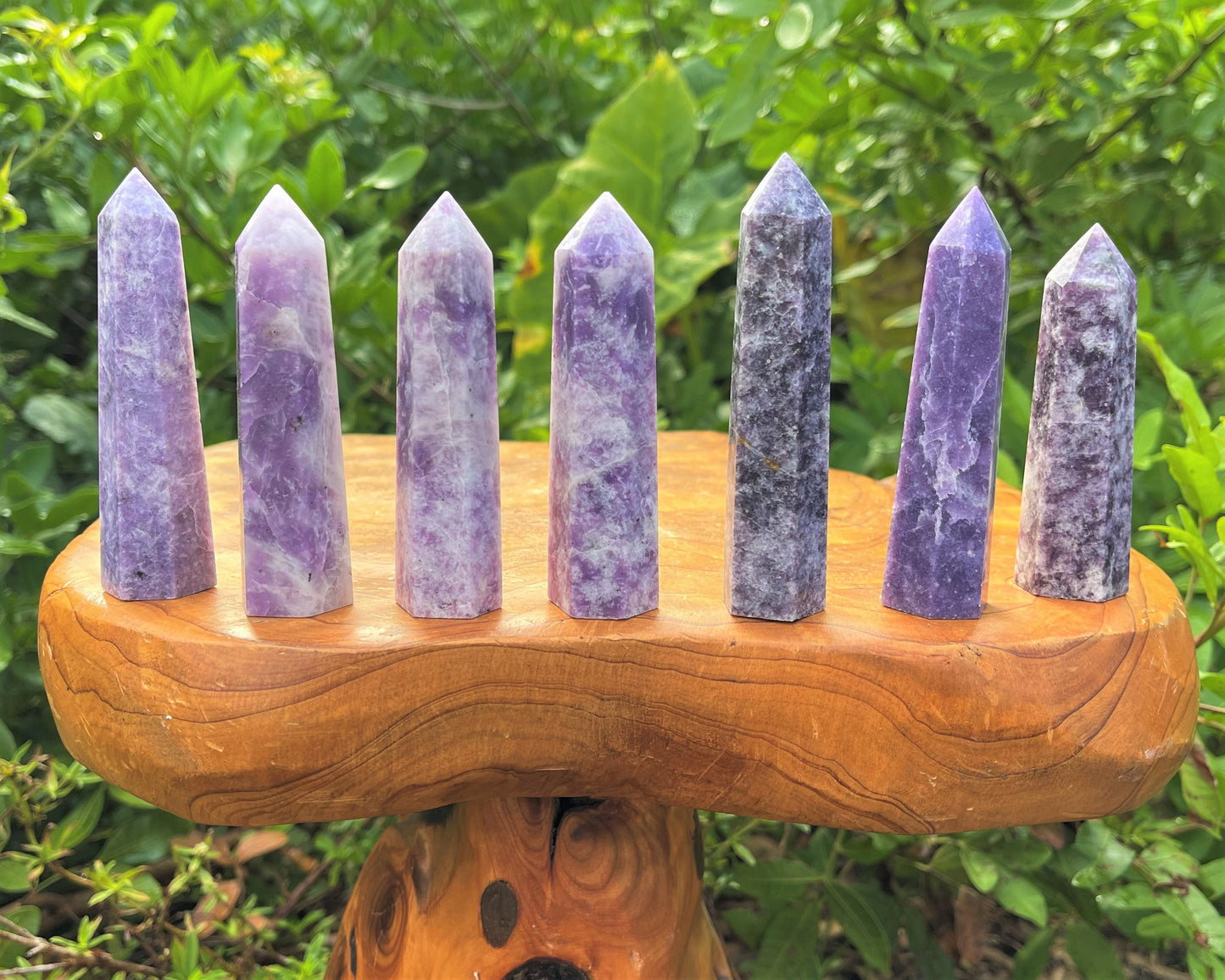 Lepidolite Crystal Tower