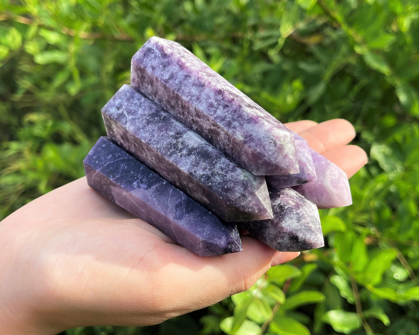 Lepidolite Crystal Tower