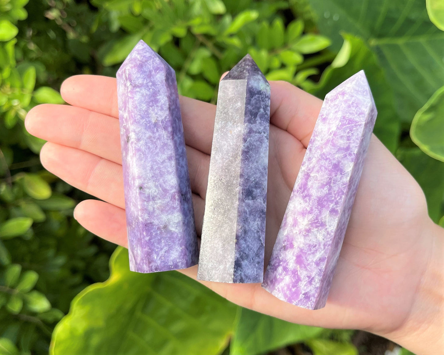 Lepidolite Crystal Tower