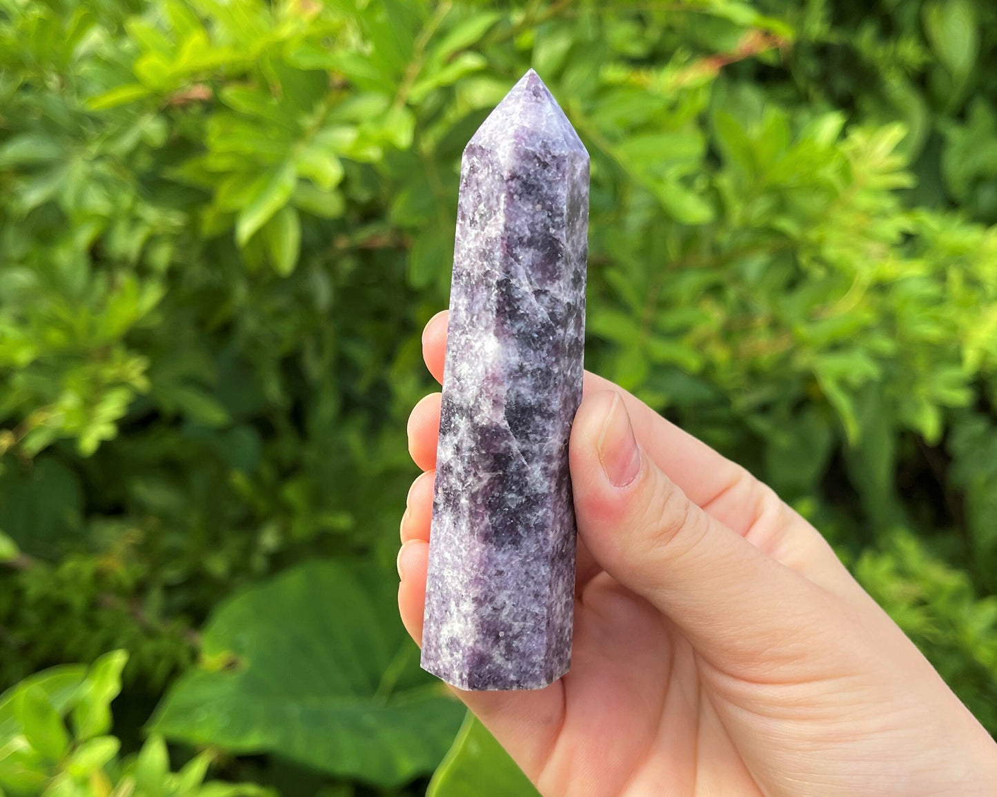 Lepidolite Crystal Tower