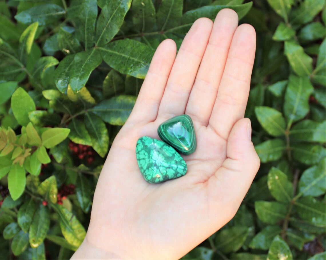 Malachite Tumbled Stones