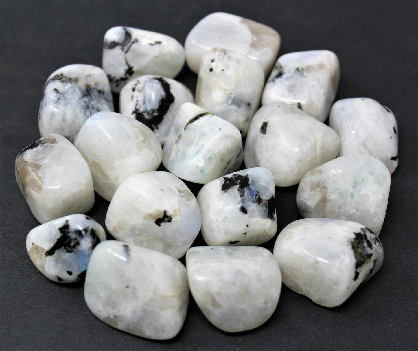 Moonstone Tumbled Premium Grade Stones