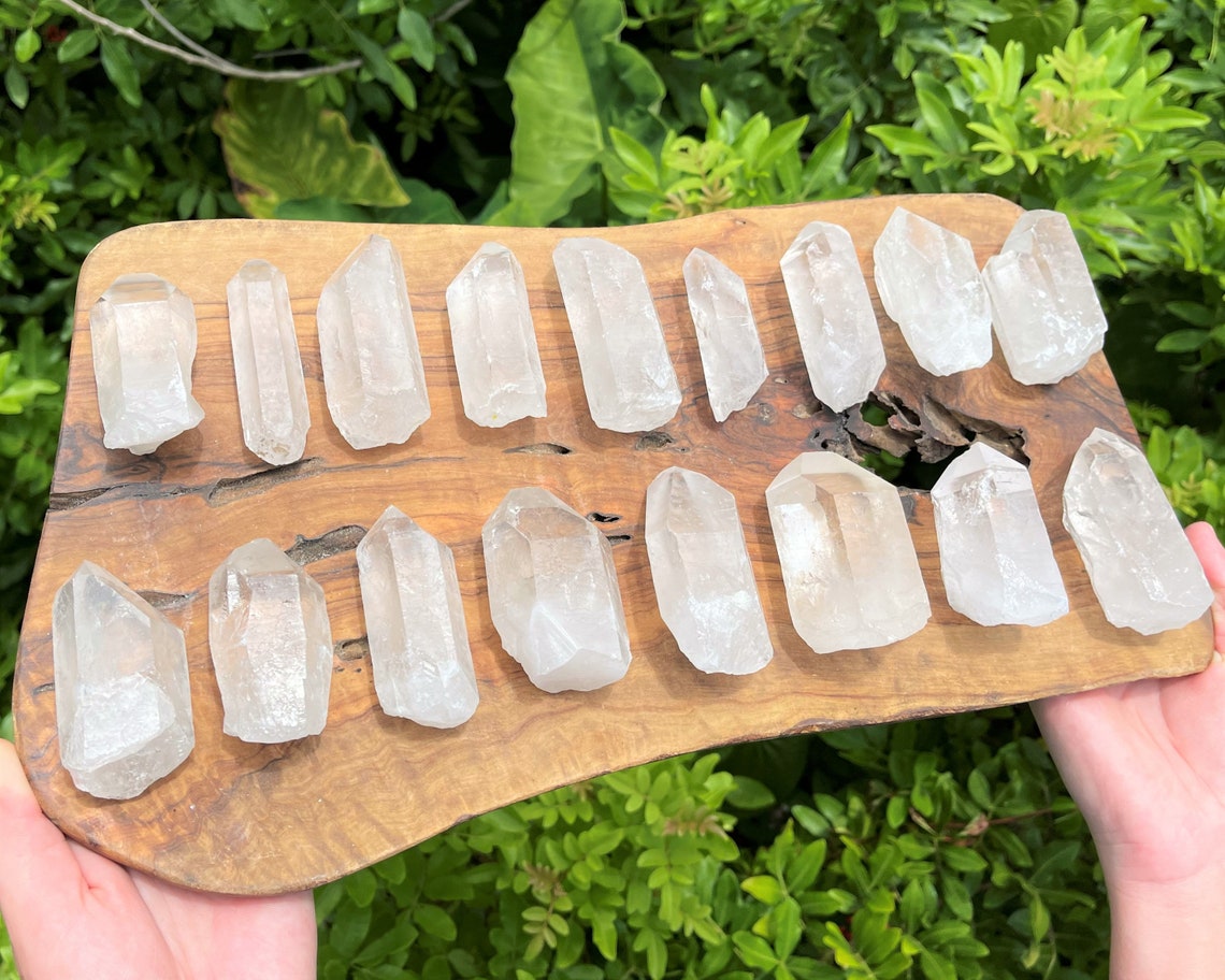 Natural Clear Crystal Points