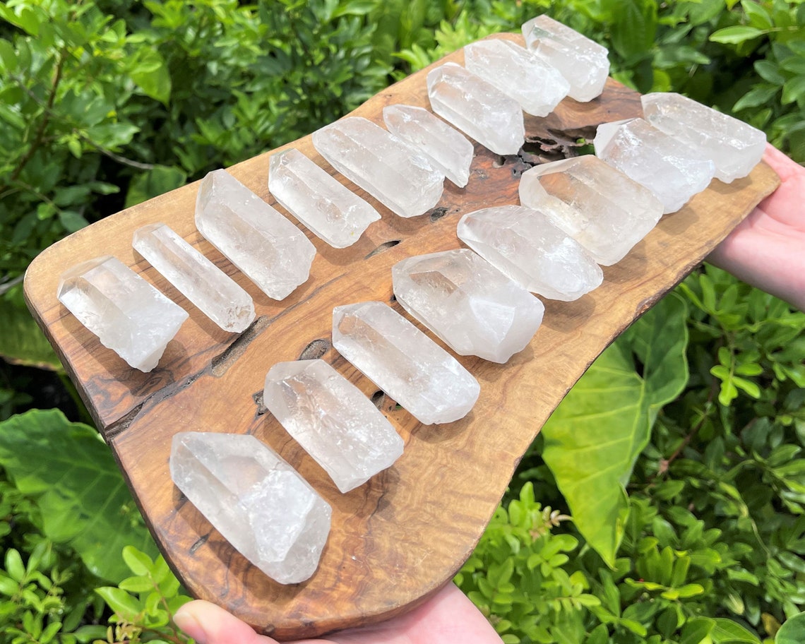 Natural Clear Crystal Points