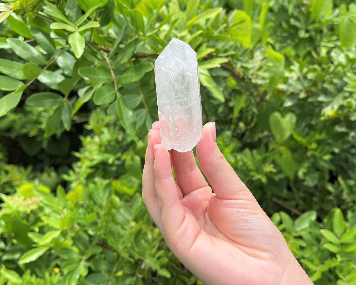 Natural Clear Crystal Points