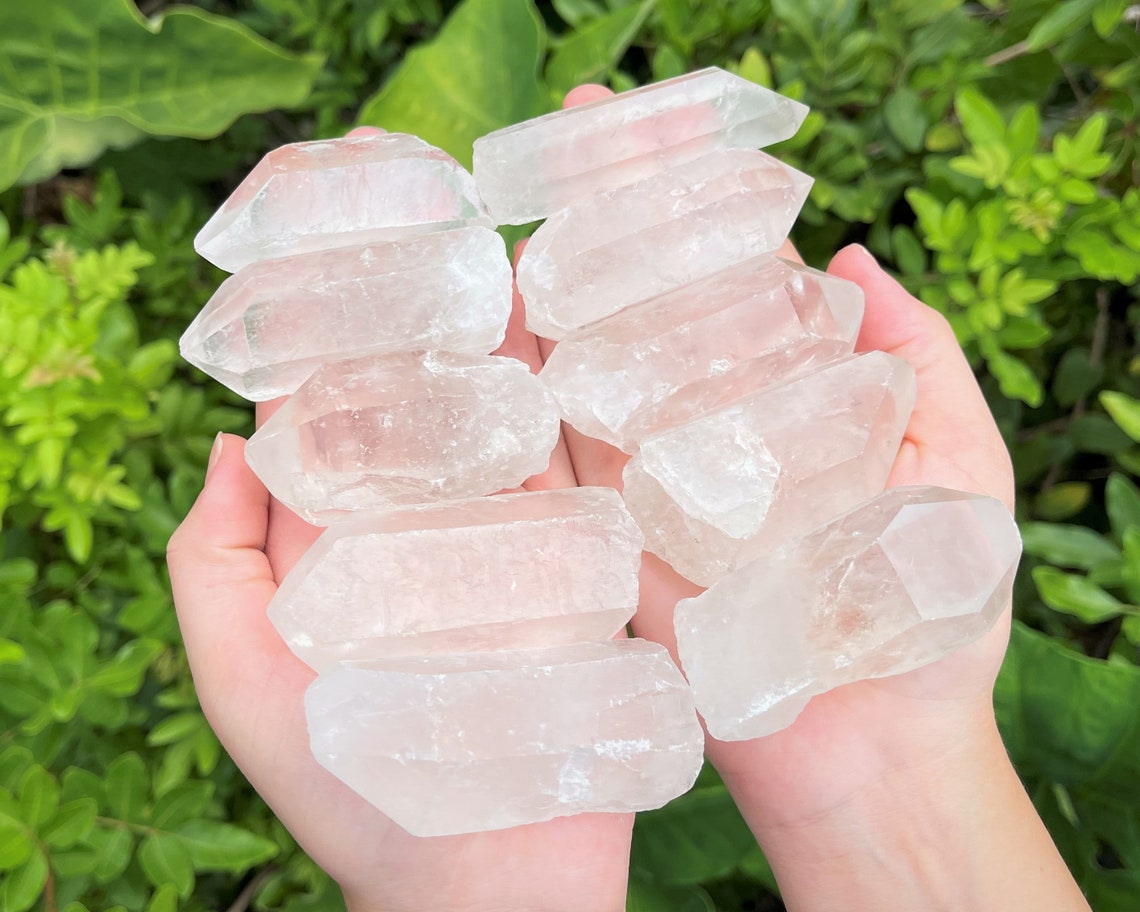 Natural Clear Crystal Points