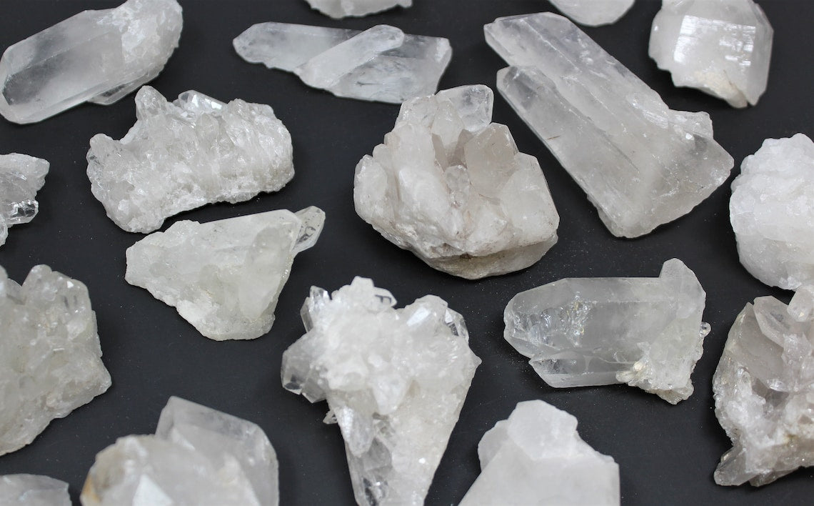 Natural Clear Quartz Clusters