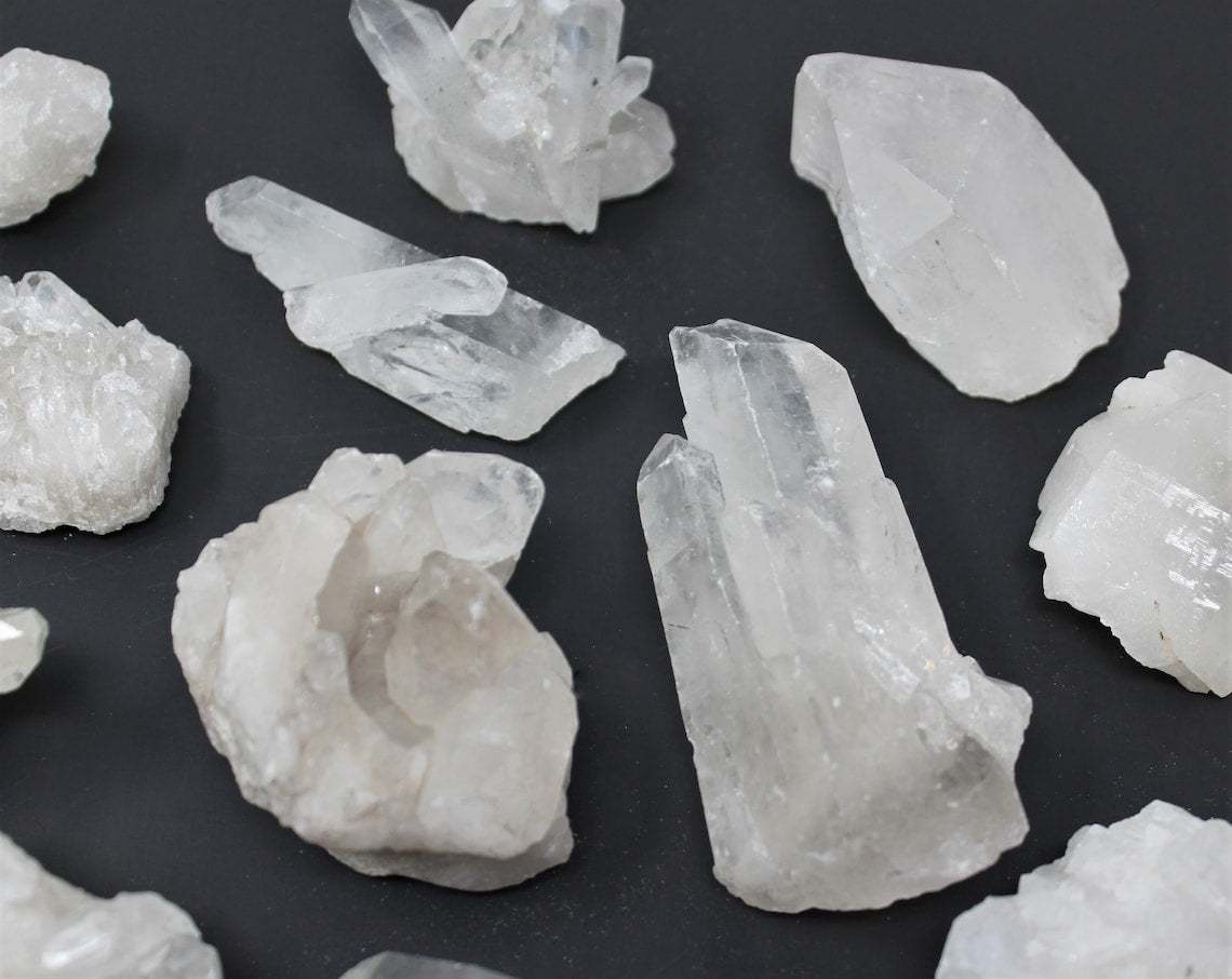 Natural Clear Quartz Clusters