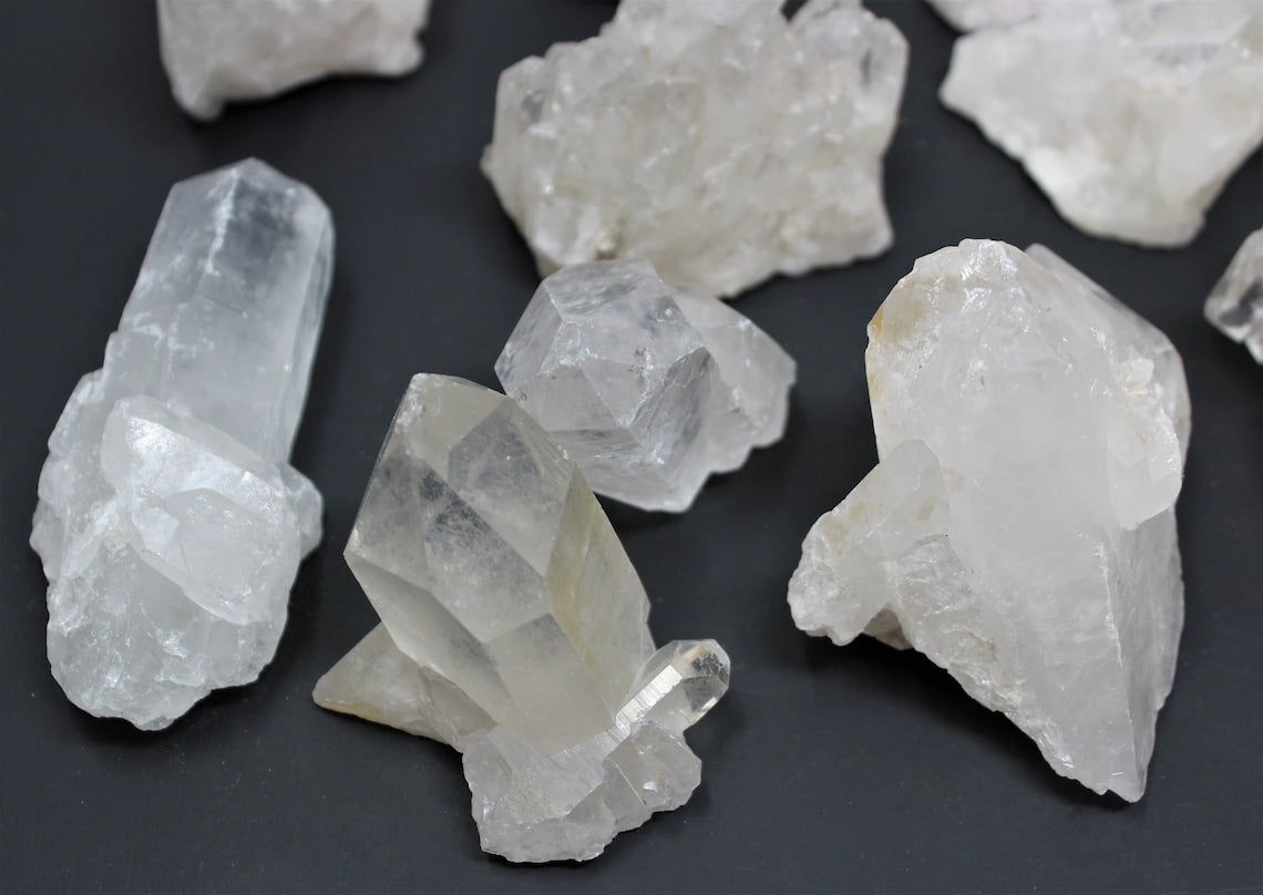 Natural Clear Quartz Clusters