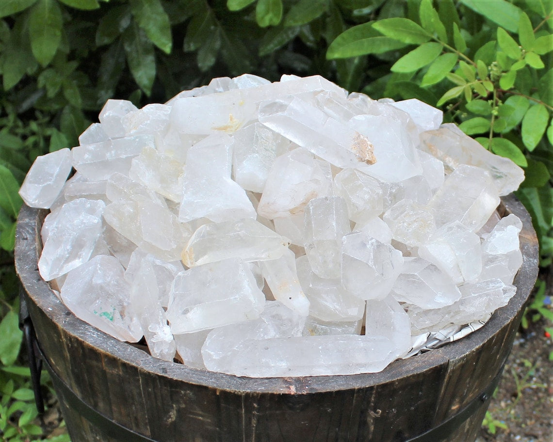 Natural Clear Quartz Crystal Points