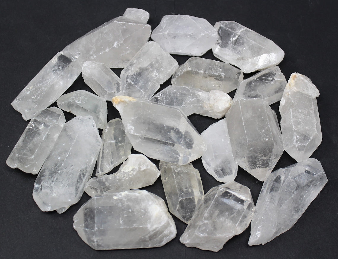 Natural Clear Quartz Crystal Points